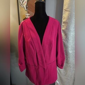 torrid Magenta Open-Front Blazer